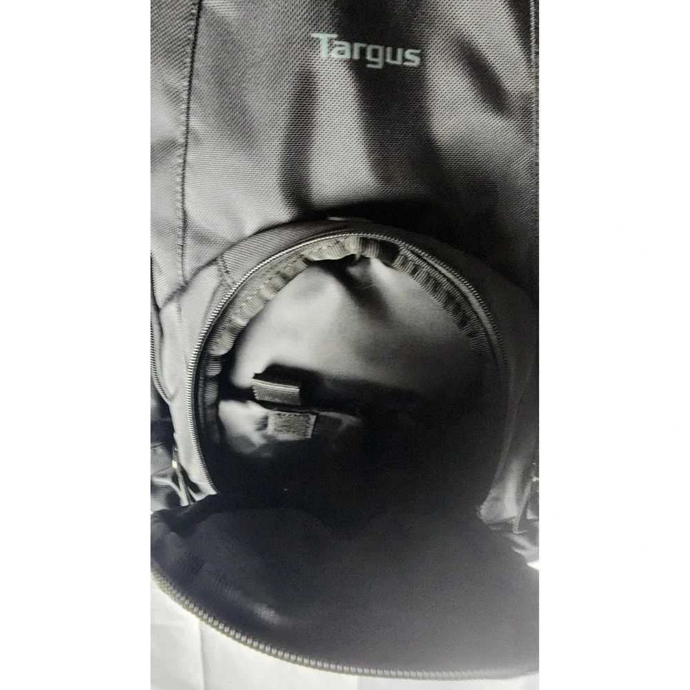 Targus Black Laptop Backpack School Business Travel Bag with Padded Compartment